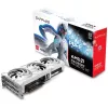 Grafikas karte Sapphire Radeon RX 9070 XT — 16 GB GDDR6, PCIe 5.0, 256-bit, 320 mm, 3-slot, Balta