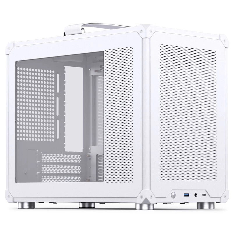 Jonsbo C6 MAX dators gadījums, mini korpuss, Micro-ATX, rūdīts stikls - Wei