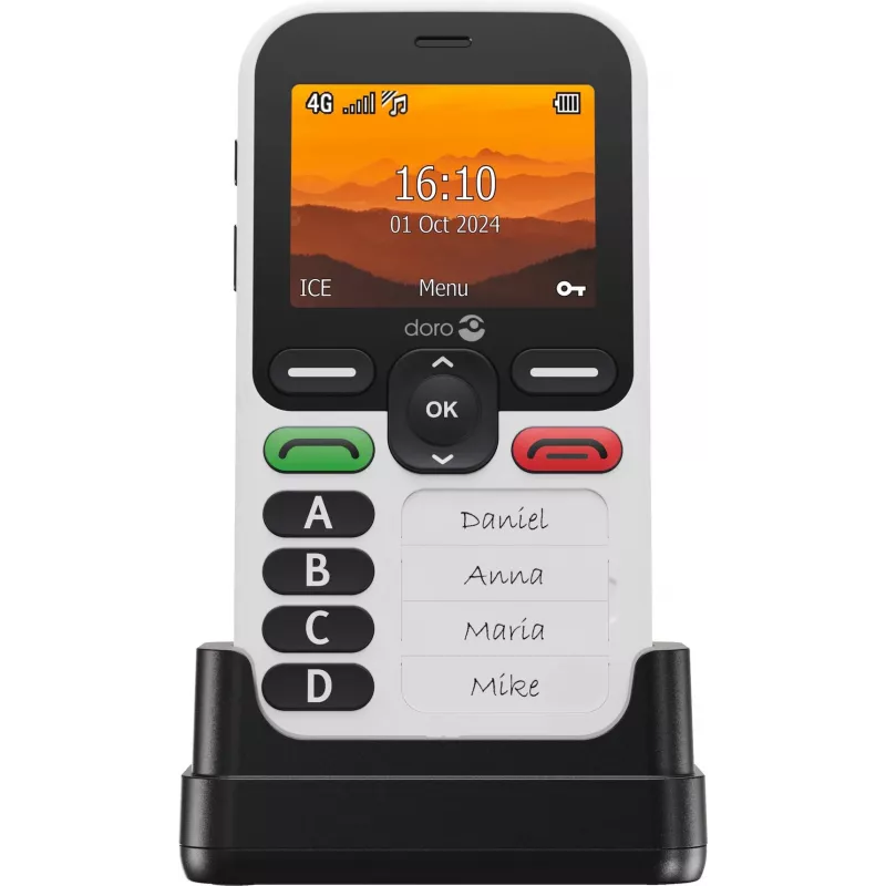 Doro Leva X10 viedtālrunis senioriem 2.4 collu 1150 mAh Grafīts