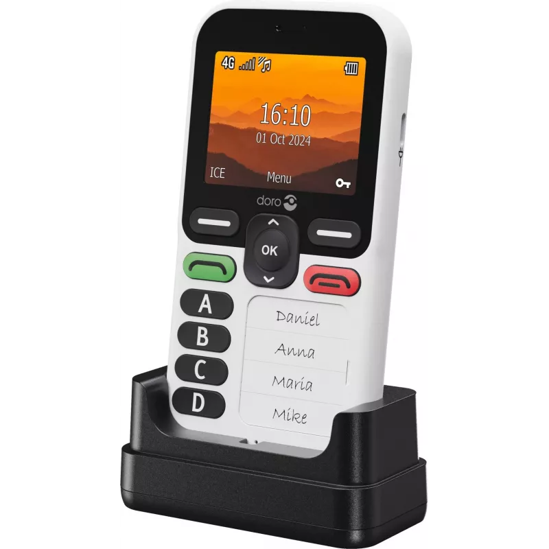Doro Leva X10 viedtālrunis senioriem 2.4 collu 1150 mAh Grafīts