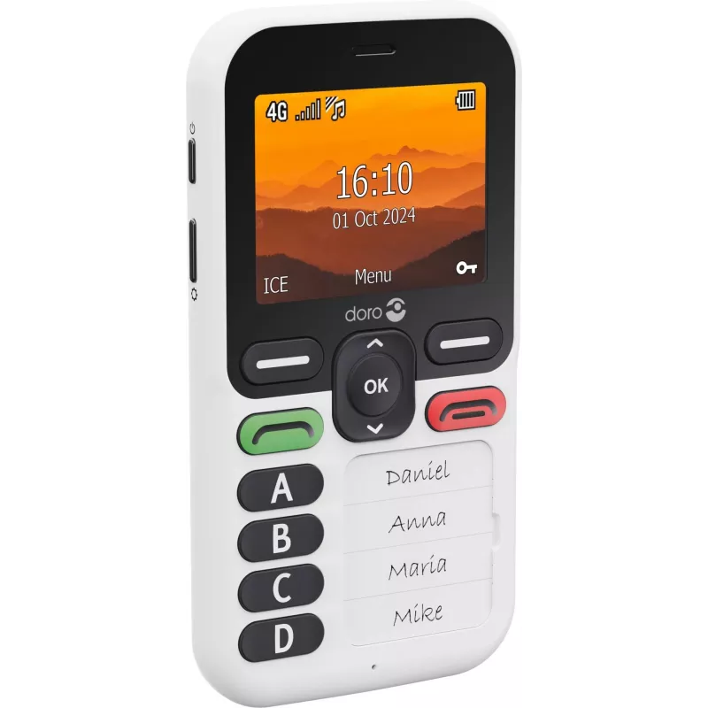 Doro Leva X10 viedtālrunis senioriem 2.4 collu 1150 mAh Grafīts