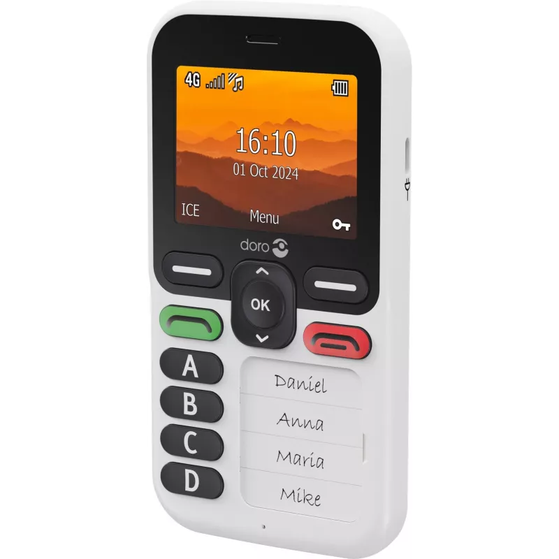 Doro Leva X10 viedtālrunis senioriem 2.4 collu 1150 mAh Grafīts