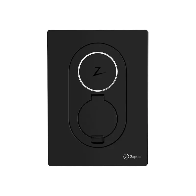 Zaptec Go uzlādes kārba 22kW Type 2 WiFi un 4G Asfaltmelns