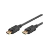 Kabelis DisplayPort savienotājs > DisplayPort savienotājs, 8K / 144Hz (melns, 2 metri, 54 Gbit/s, DisplayPort 2.0 / 2.1)