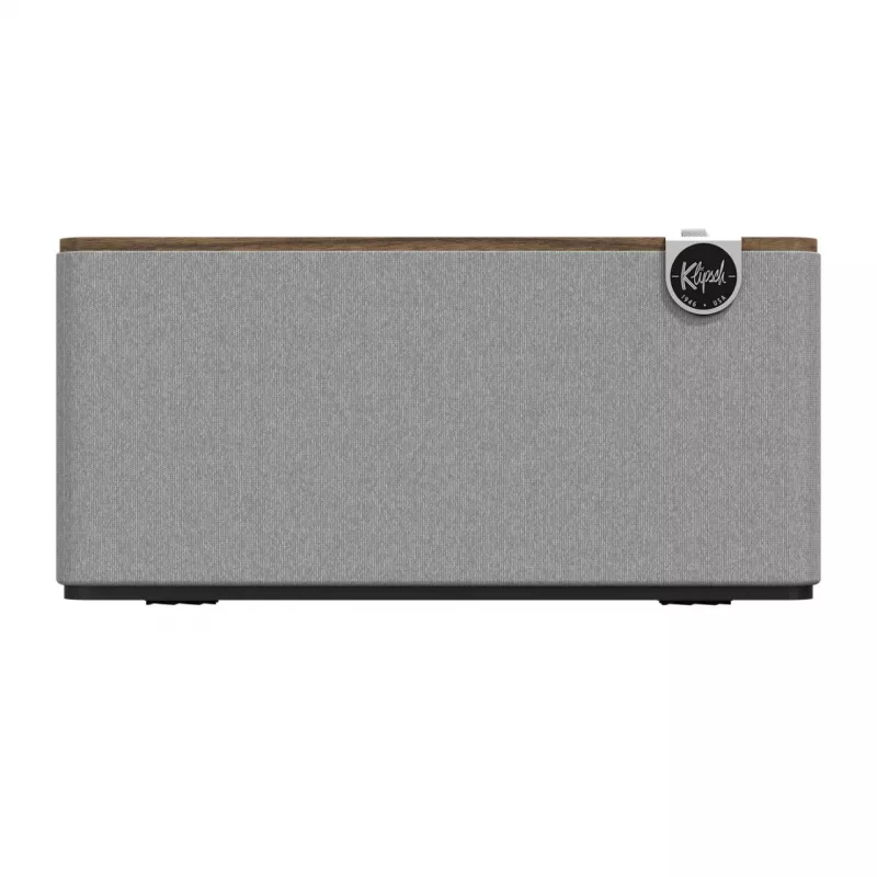 Klipsch the Three Plus Premium Bluetooth skaļruņu sistēma valrieksta koka apdarē