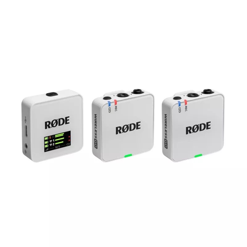 RØDE Wireless GO III Baltā krāsā - bezvadu mikrofonu sistēma (balta)