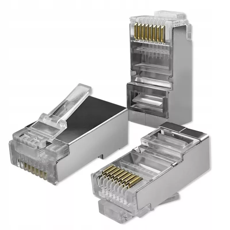 RJ45 savienotājs QOLTEC 54548 CAT6 FTP, 100 gab. iepakojumā
