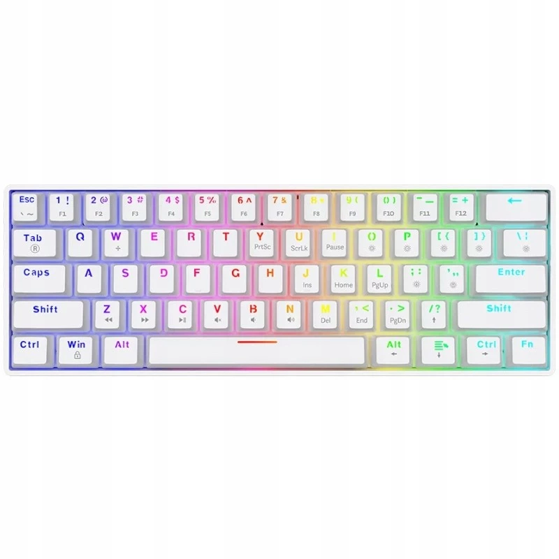 Mehāniskā tastatūra SAVIO Whiteout X2, Outemu Blue, Hot Swap, Savio Savgk-white