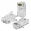 QOLTEC 54552 RJ45 modulārais savienotājs CAT6 UTP, 100 gab. iepakojums