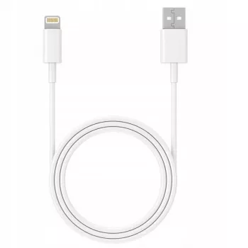 USB 2.0 kabelis iPhone AM–Lightning 1m balts