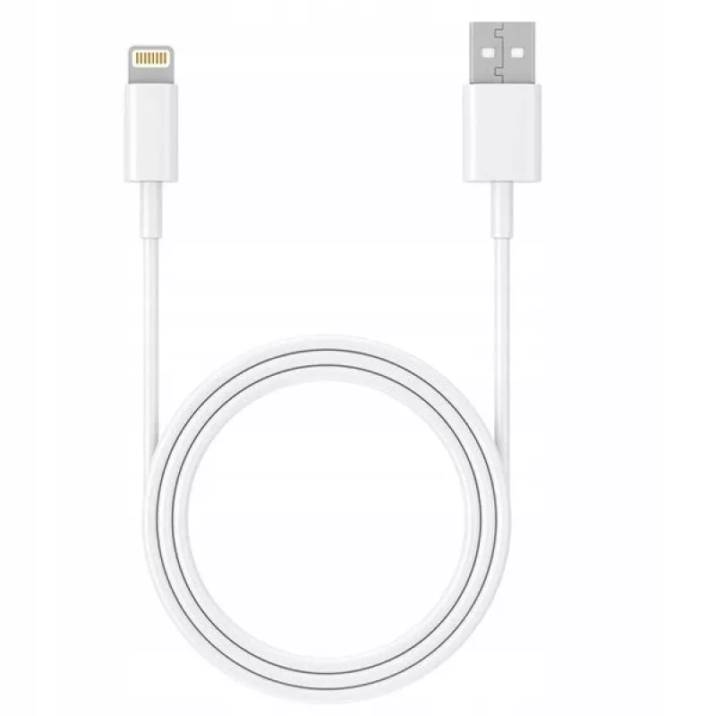 USB 2.0 kabelis iPhone AM–Lightning 1m balts