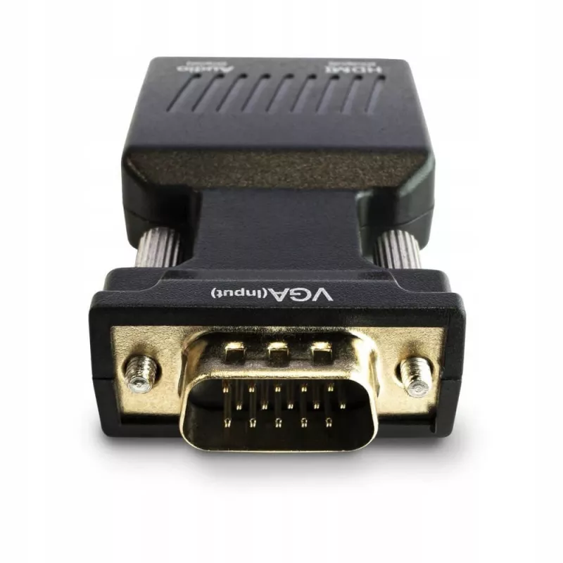 SAVIO CL-145 VGA uz HDMI pārveidotājs, Audio, Full HD Melns