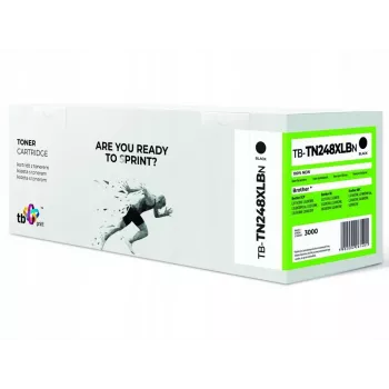 Tonera kasetne Brother TN248XLBK TB-TN248XLBN 100% jauna melna