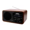 ELTRA MEWA analogais galda radioaparāts, FM/LW, melnā krāsā