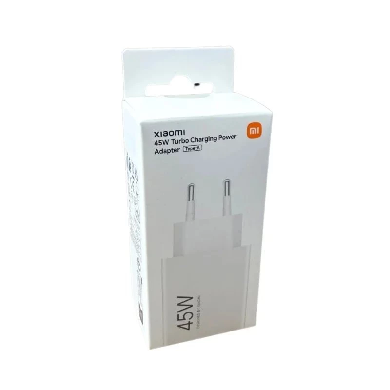Xiaomi BHR07SLEU 45 W Turbo Charging barošanas bloks, USB-A, HyperCharge, ES kontaktdakša, balts