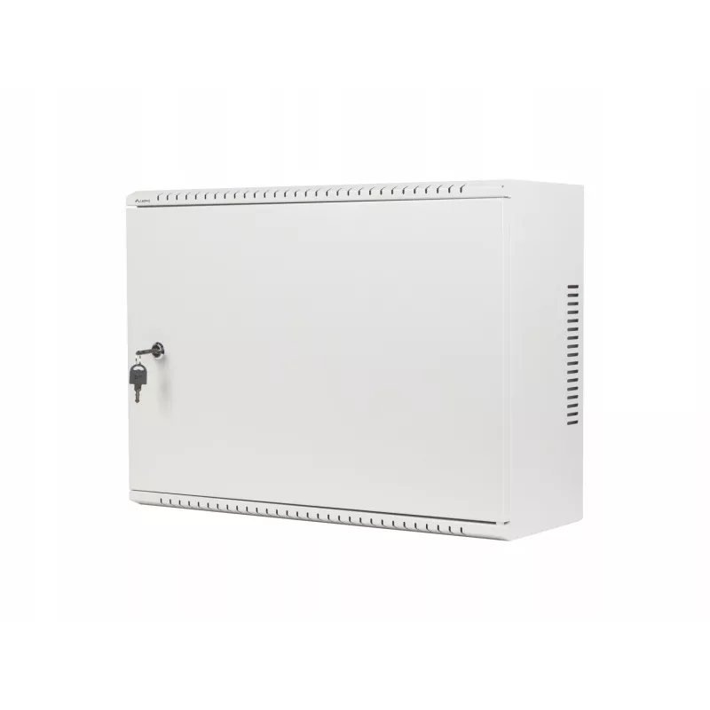 Sienas stiprinājuma skapis Lanberg WAF1 19 inch 4U+3U 540x200 mm, zems profils, pelēks