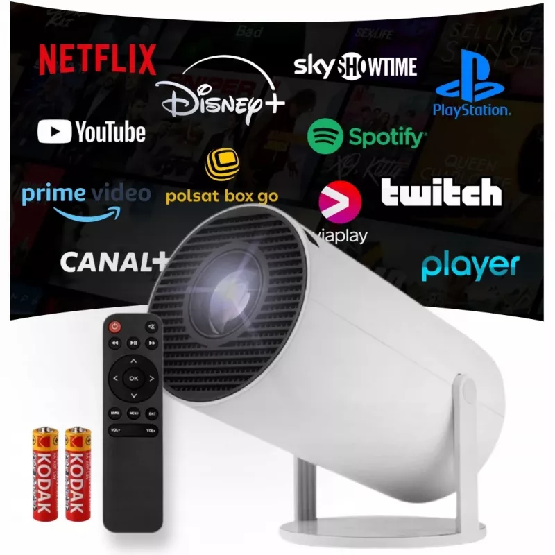 BLOW portatīvais projektors ar AndroidTV, FullHD