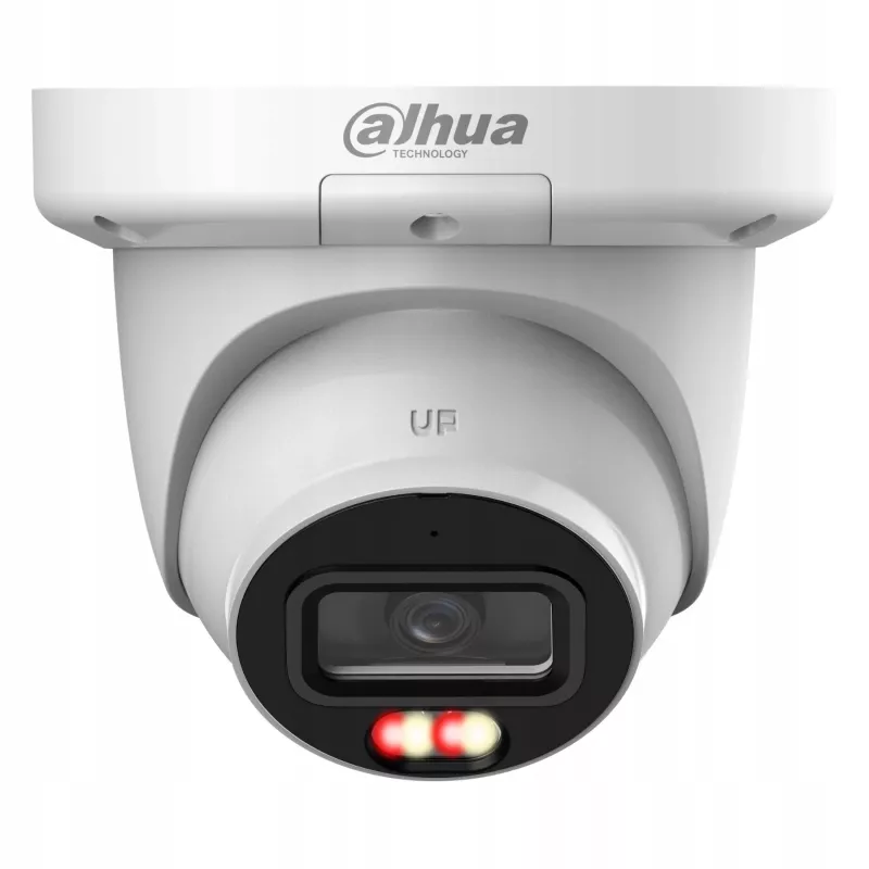 IP drošības kamera torņa tipa DAHUA IPC-HDW3849QM-S-IL — 6 MP (3288×1850), griestu montāža, vadu, PoE, balta
