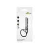 Goobay USB Hubs 74456 4-portu USB-A centrmezgls 5 Gbit/s gaiši pelēks