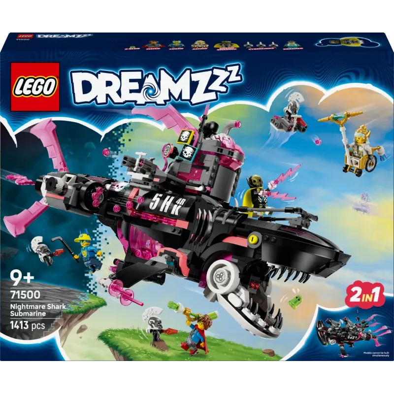 LEGO® DREAMZzz™ Nightmare Shark Submarine Rotaļlieta 71500