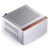 Datora korpuss Jonsbo NV10 Mini ITX - Sudrabs