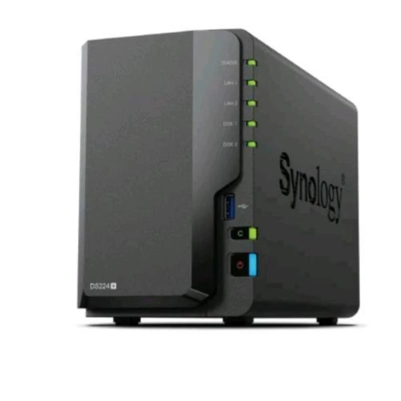 Synology DS225+ 2 nodalījumu NAS darbvirsmas Intel® Celeron® J4125 2 GB DDR4 Synology DSM Melns - tikai Synology HDD