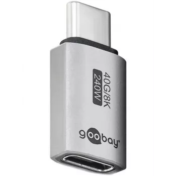 Goobay USB-C savienotājs taisns USB4 spraudnis>ligzda (74447)