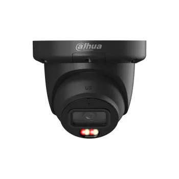 IP drošības kamera DAHUA IPC-HDW3849QM-S-IL — kupola, iekštelpām/ārā, griestu montāža, vadu, 6 MP (3288×1850), melna