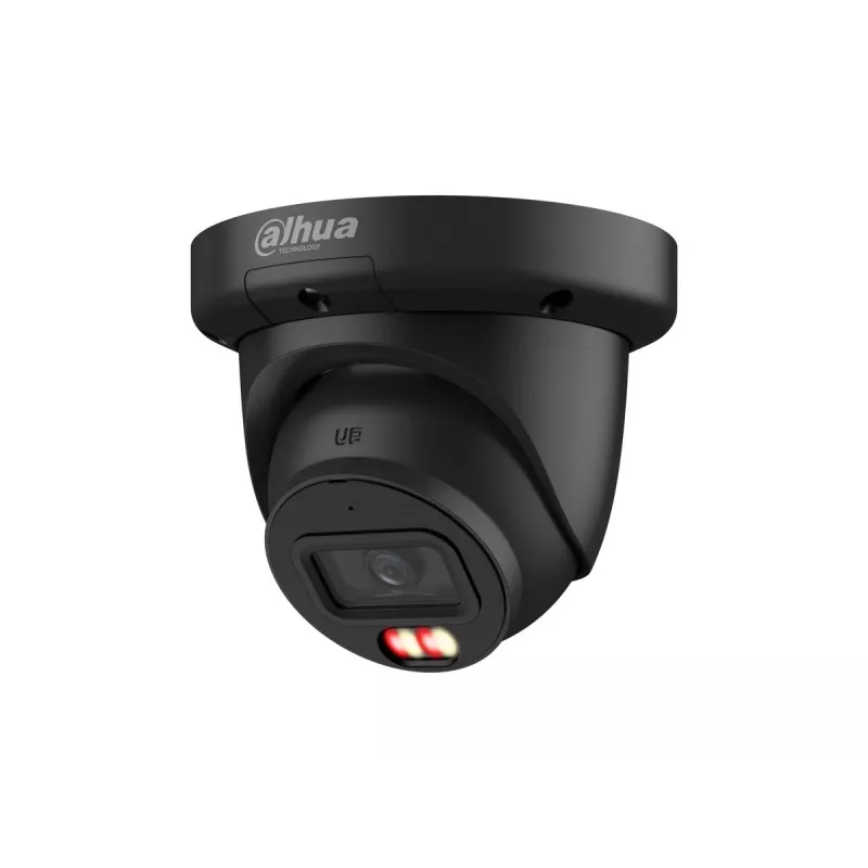 IP drošības kamera DAHUA IPC-HDW3849QM-S-IL — kupola, iekštelpām/ārā, griestu montāža, vadu, 6 MP (3288×1850), melna