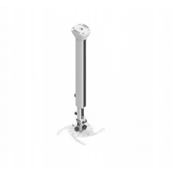 Edbak PMV300W projektora griestu stiprinājums, maks. 30 kg, 1000-1700 mm, balts