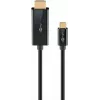 Goobay USB-C uz HDMI kabelis 4K 60 Hz 1 m melns