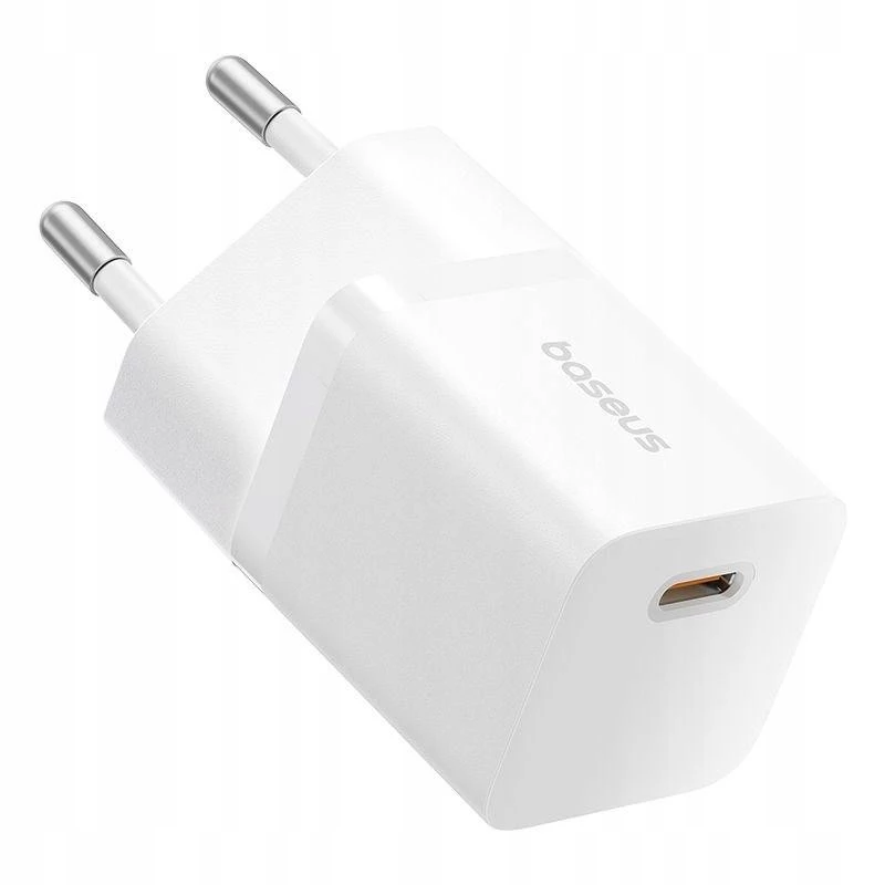 Baseus P10110909213-00 USB-C GaN5 mini 25W sienas lādētājs Balts