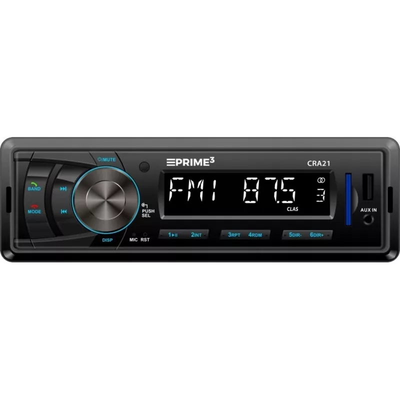 Auto FM radio uztvērējs PRIME3 CRA21 BT ar Bluetooth un FM skaņotāju