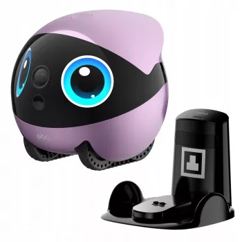 EnaBot Ebo Air 2 Plus mājas mobilais novērošanas robots ar AI kameru, violets