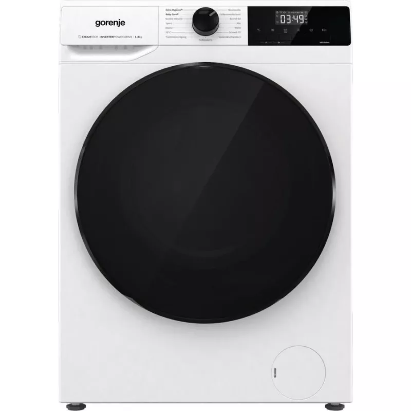 Veļas mazgājamā mašīna Gorenje WNHAI84APS/PL, 1400 apgr./min, 8 kg, energoklase A, platums 60 cm, balta