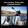 DJI Osmo 360 Adventure Combo CP.OS.00000442 8K 360° darbības kamera, 120 MP, 1/1,1 collu CMOS, 2 collu displejs, 128 GB, Wi-Fi, IP68