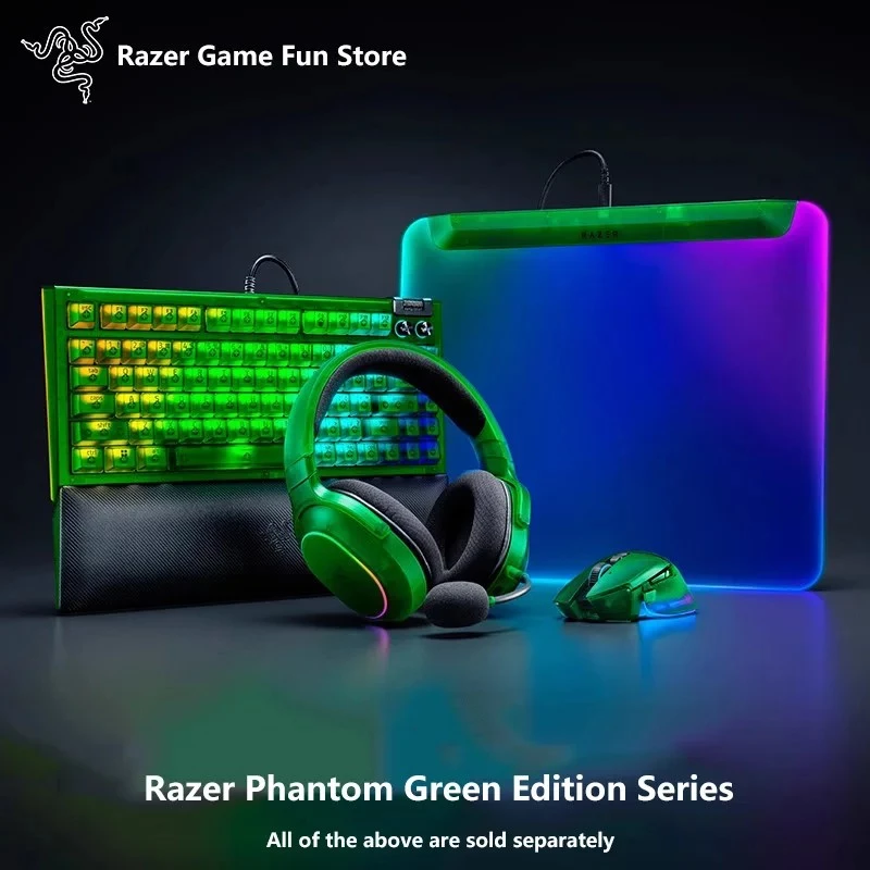 Razer Barracuda X Chroma Bezvadu Spēļu Austiņas Zaļas