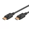 Essential Cable DisplayPort savienotājs > DisplayPort savienotājs, 8K / 120Hz (melns, 2 metri, 40 Gbit/s, DisplayPort 2.0 / 2.1)