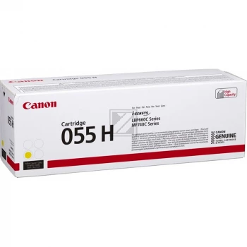 Tonera kasetne Canon CRG-055HY 5.9K lpp Dzeltena