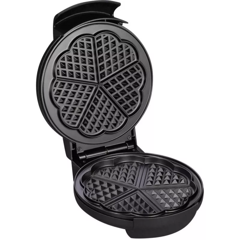 Severin WA 2103 vafeļu dzelzs 4 vafeles 1200 W Melns, Sudrabs