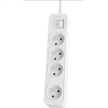 Pagrabezācijas vads Philips Phil-CHP2144W/60 1,5 m, 4 AC kontaktligzdas, balts
