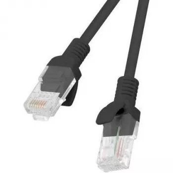 Patchcord LANBERG PCU5-20CC-0150-BK RJ45 Cat.5e 1.5M Melns 10-pack