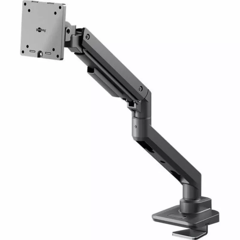 Monitora roka GOOBAY RB74416 vienam monitoram, gāzes atspere, melna