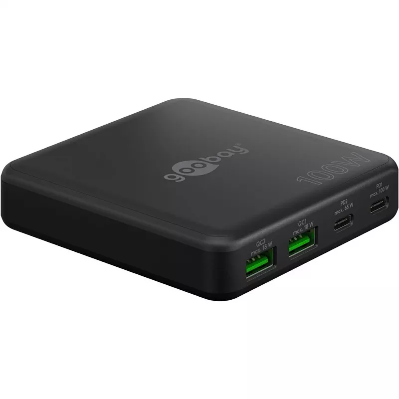 Goobay 70764 Strāvas adapteris Melns