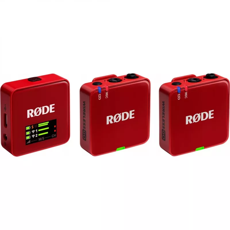 RØDE Wireless GO III sarkans - bezvadu mikrofonu sistēma (sarkana)