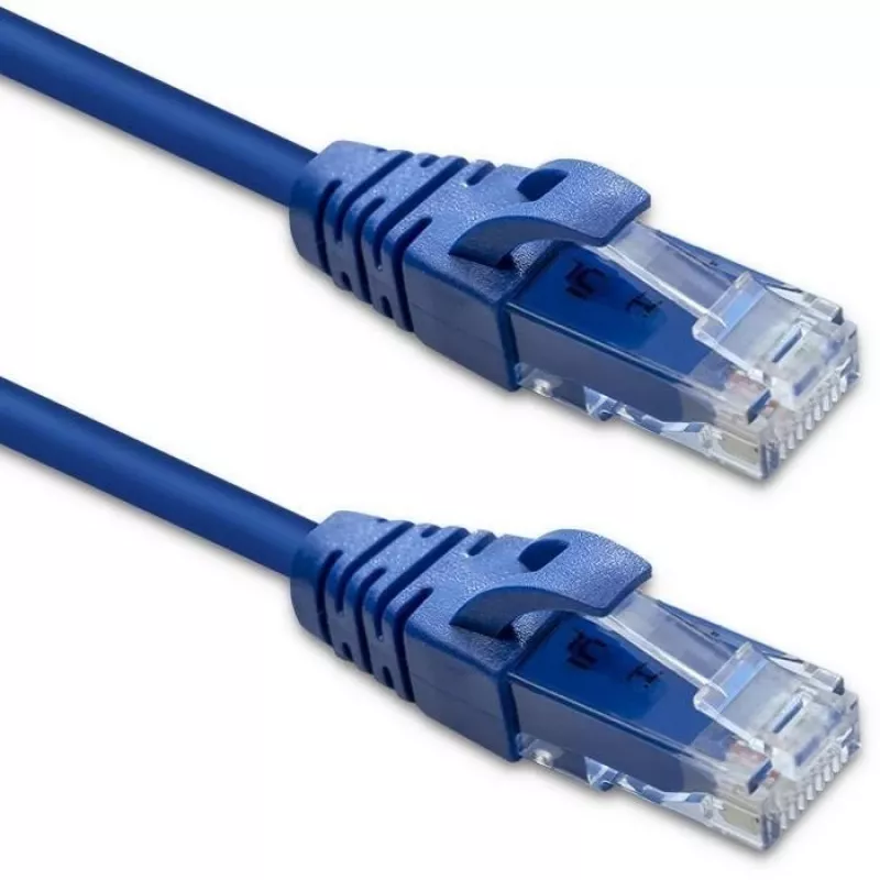 Kabelis QOLTEC 54534 2xRJ45 UTP CAT6 5m Melns