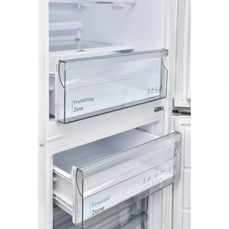 Sharp SJ-FBB04DTXWE ledusskapis-saldfējējs Brīvstāvošs 268 L Balts