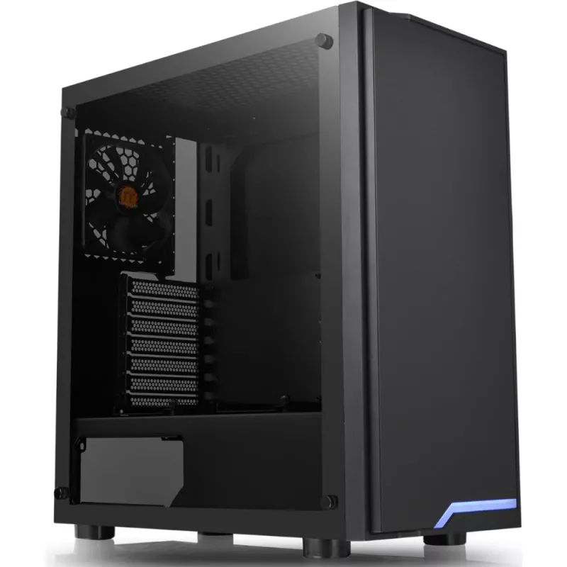 Thermaltake H100 TG MIDI Tower Melns