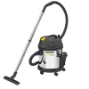 Slapjās un sausās tīrīšanas putekļsūcējs Karcher NT 27/1 Me Adv — 27 L metāla tvertne, 1380 W, 20 kPa vakuums