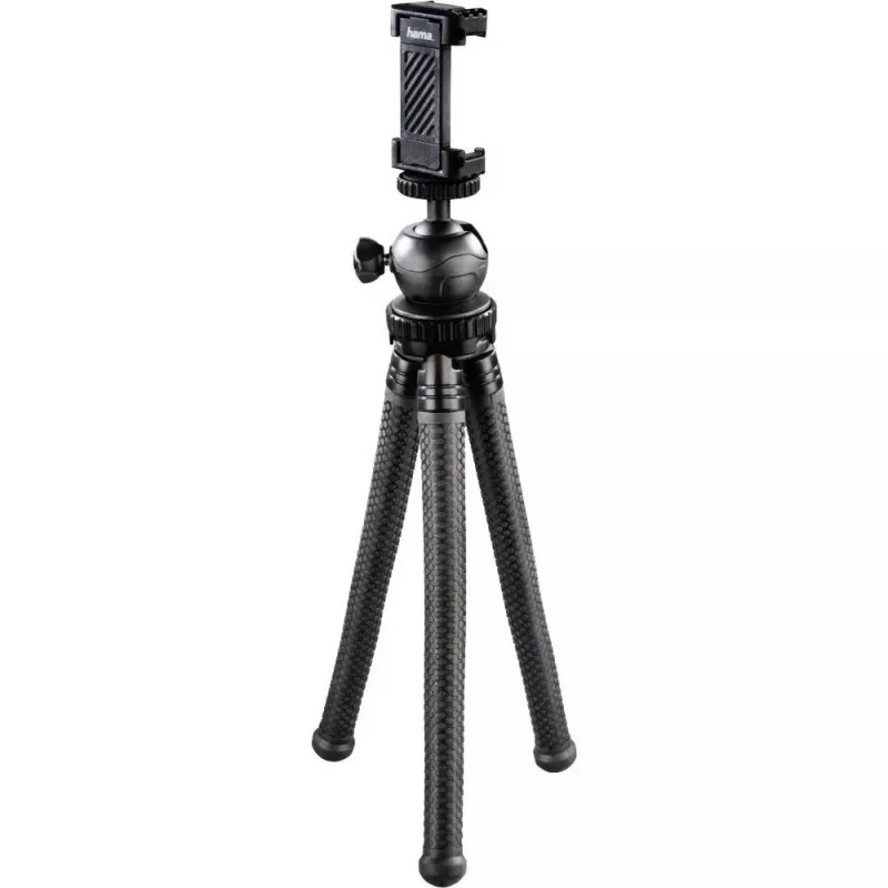 Hama FlexPro statīvs viedtālrunim/akcijas kamerai 3 kājas Melns